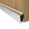 Eurospec Intumescent Top 37Db (Mortice) Drop Down Seal (Various Lengths), Satin Anodised Aluminium