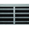 Eurospec Intumescent Air Transfer Vent Grille (Various Sizes), Silver