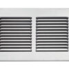 Eurospec Louvre Grills For Intumescent Air Transfer Grilles (Various Sizes), Silver