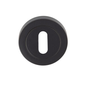 Serozzetta Standard Profile Escutcheons, Matt Black