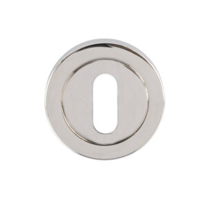 Serozzetta Standard Profile Escutcheons, Polished Nickel