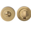 Bathroom Turn & Release, Satin Brass