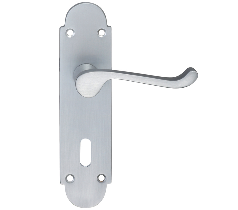 Zoo Hardware Fulton & Bray Oxford Door Handles On Backplate