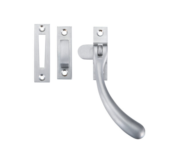 Zoo Hardware Fulton & Bray Standard Casement Fastener, Satin Chrome