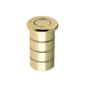 Zoo Hardware Fulton & Bray Dust Excluding Socket For Flush Bolts (Concrete), Polished Brass