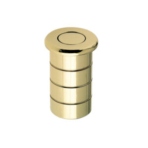 Zoo Hardware Fulton & Bray Dust Excluding Socket For Flush Bolts (Concrete), Polished Brass