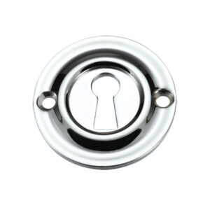 Zoo Hardware Fulton & Bray Standard Profile Escutcheon, Polished Chrome