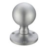 Zoo Hardware Fulton & Bray Ball Mortice Door Knobs, Satin Chrome (Sold In Pairs)