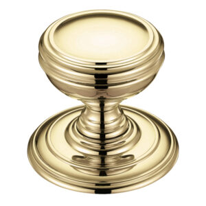 Zoo Hardware Fulton & Bray Concealed Fix Mortice Door Knobs, Polished Brass - (Sold In Pairs)