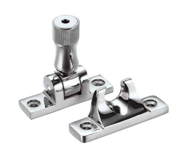 Zoo Hardware Fulton & Bray Brighton Pattern Locking Sash Fastener, Polished Chrome