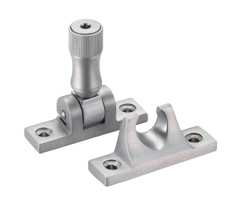 Zoo Hardware Fulton & Bray Brighton Pattern Locking Sash Fastener, Satin Chrome