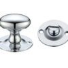 Zoo Hardware Fulton & Bray Oval Turn & Release (36Mm), Polished Chrome