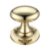 Zoo Hardware Fulton & Bray Oval Mortice Door Knobs, Polished Brass - (Sold In Pairs)