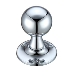 Zoo Hardware Fulton & Bray Ball Mortice Door Knobs, Polished Chrome - (Sold In Pairs)