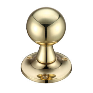 Zoo Hardware Fulton & Bray Ball Mortice Door Knobs, Polished Brass (Sold In Pairs)