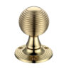 Zoo Hardware Fulton & Bray Queen Anne Mortice Door Knobs, Polished Brass - (Sold In Pairs)