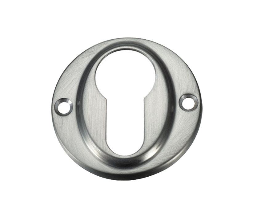 Zoo Hardware Fulton & Bray Euro Profile Escutcheon, Satin Nickel