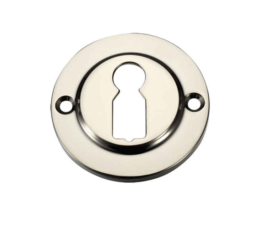 Zoo Hardware Fulton & Bray Standard Profile Escutcheon, Pvd Stainless Nickel