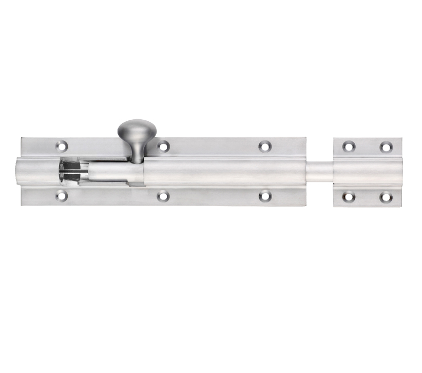 Zoo Hardware Fulton & Bray Architectural Heavy Duty Barrel Bolt (8, 12, 18, 24 Or 36 Inch), Satin Chrome