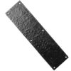 Zoo Hardware Foxcote Foundries Finger Plate (76Mm X 292Mm), Black Antique