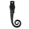 Zoo Hardware Foxcote Foundries Monkey Tail Lockable Casement Fastener, Black Antique