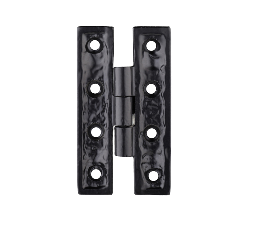 Zoo Hardware Foxcote Foundries H Cabinet Door Hinge, Black Antique