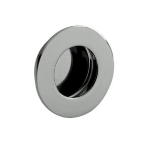 Eurospec Steelworx Circular Flush Pull (50Mm Or 80Mm Diameter), Polished Stainless Steel