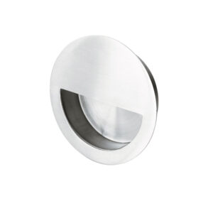 Eurospec Steelworx Circular Flush Pull (50Mm Or 80Mm Diameter), Polished Stainless Steel