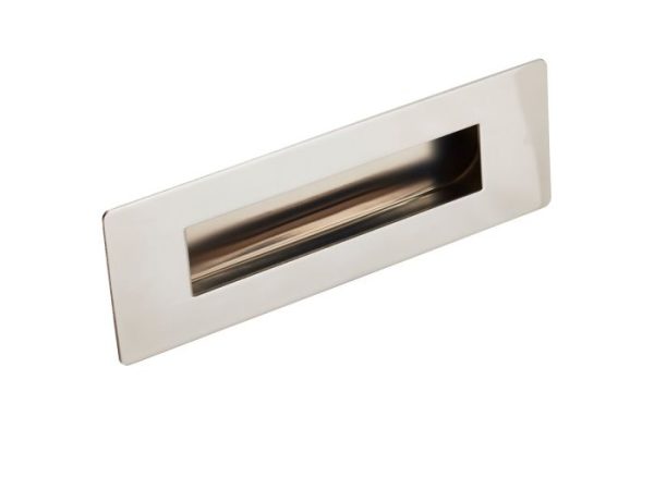 Eurospec FPH1180BSS 180 X 60mm Flush Pull Large Rectangular Bright Stainless Steel