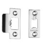 Eurospec Forend & Strike Pack For Tls Heavy Duty Tubular Latches, Polished Stainless Steel