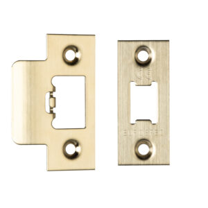 Eurospec Forend & Strike Pack For Tls Heavy Duty Tubular Latches, Satin Brass