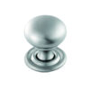 Fingertip Hollow Victorian Cupboard Knob, Satin Chrome