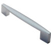 Fingertip Tapered End Cabinet Pull Handle (160Mm C/C), Satin Nickel