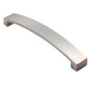 Fingertip Curva Bow Cabinet Pull Handles (160Mm Or 224Mm C/C), Satin Nickel