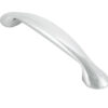 Fingertip Platypus Bow Cabinet Pull Handle (128Mm C/C), Polished Chrome