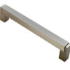 Fingertip Square Section Cabinet Handle (Multiple Sizes), Satin Nickel