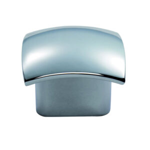 Fingertip Helio Cupboard Knob, Polished Chrome