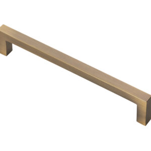 Fingertip Block Cabinet Pull Handles (160Mm Or 320Mm C/C), Antique Brass