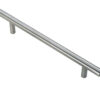 Fingertip T Bar Cabinet Pull Handles (96Mm, 128Mm Or 160Mm C/C), Stainless Steel