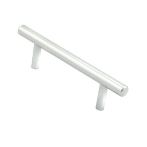 Fingertip Mini T Bar Cabinet Pull Handle (64Mm C/C), Polished Chrome