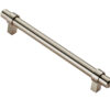 Fingertip Rail Cabinet Pull Handle (160Mm Or 320Mm C/C), Satin Nickel