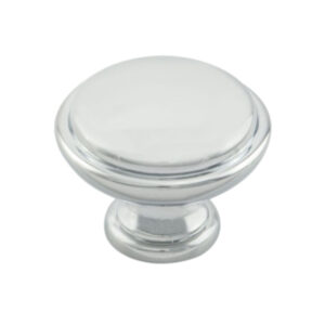 Fingertip Shaker Style Cupboard Knob, Polished Chrome