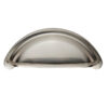 Cottage Cupboard Cup Pull Handle (76Mm C/C), Satin Nickel