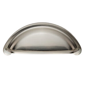 Cottage Cupboard Cup Pull Handle (76Mm C/C), Satin Nickel