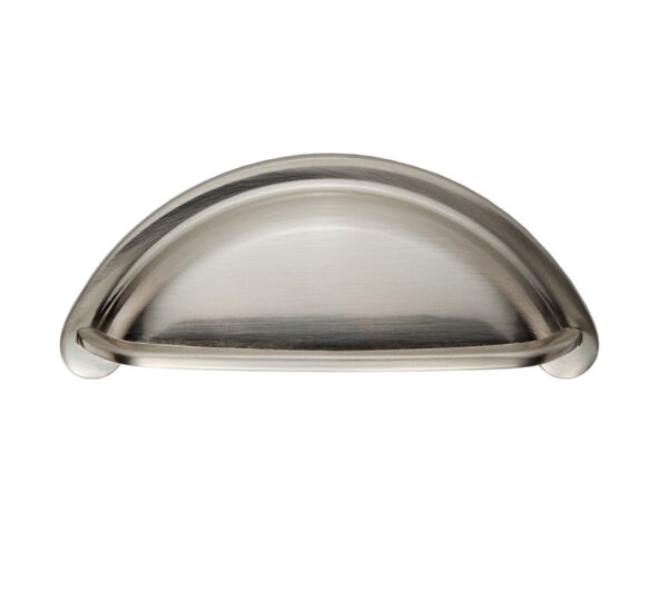 Cottage Cupboard Cup Pull Handle (76Mm C/C), Satin Nickel