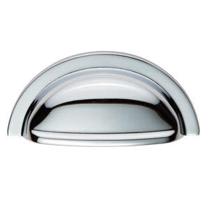 Oxford Cupboard Cup Pull Handle (76Mm C/C), Polished Chrome