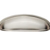 Modern Shaker Cupboard Cup Pull Handle (96Mm C/C), Satin Nickel