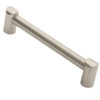 Fingertip Bar Cabinet Pull Handle (160Mm Or 224Mm C/C), Satin Nickel