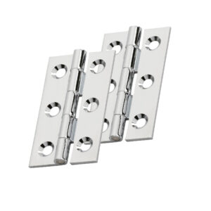 Fingertip Cabinet Hinges (50Mm X 28Mm Or 64Mm X 35Mm), Polished Chrome (Sold In Pairs)