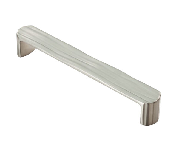 Fingertip Cadurci Cabinet Pull Handle (160Mm C/C), Satin Nickel